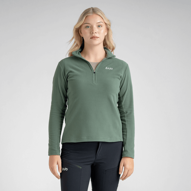 Auro Women's Fleece Zip Top — Lila Haze