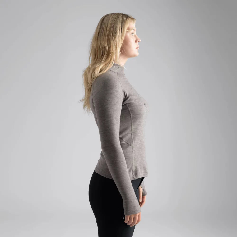 Hejma Women's Merino Zip Top