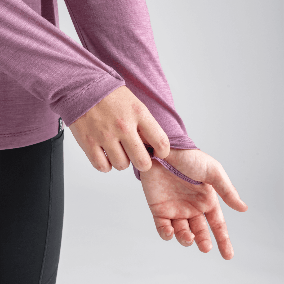 Kora Women's Merino Hoodie — Grey Navy