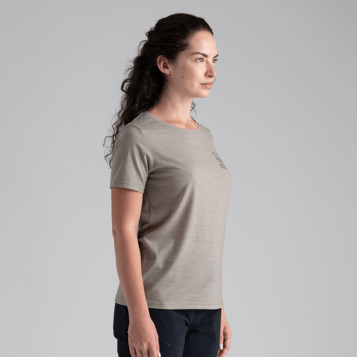 Kora Women's Merino T-shirt — Decadent Red