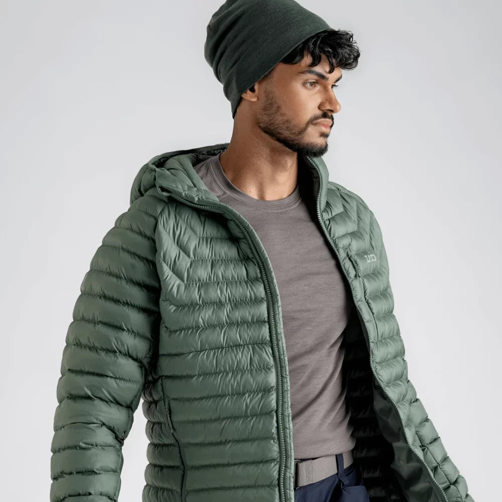 Nubaro Men's Insulated Hooded Jacket