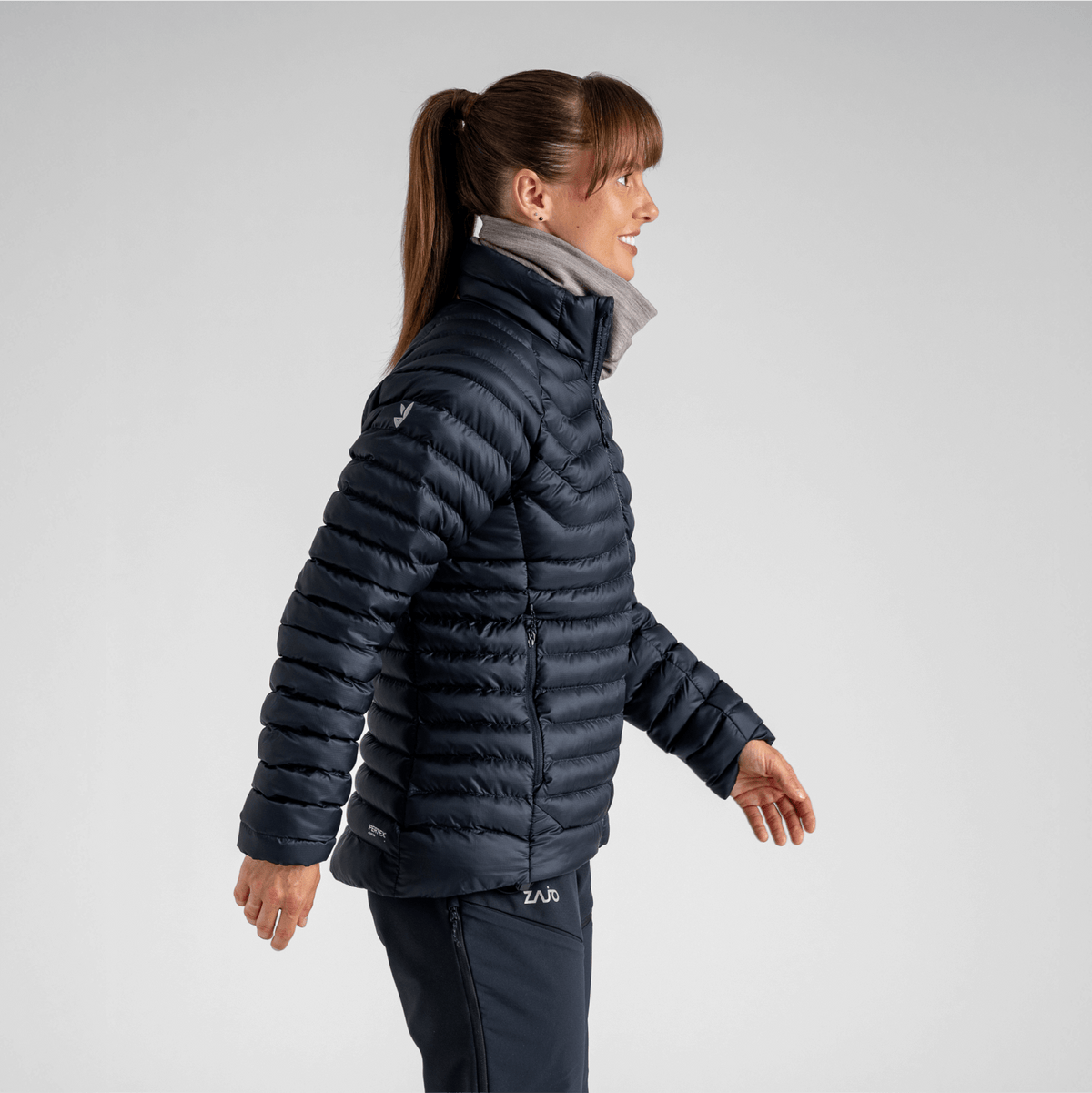 Nubaro Women's Insulated Jacket — Taupe Beige