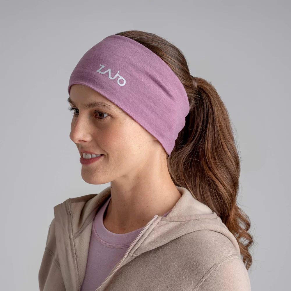 Senti Merino Headband — Black Olive