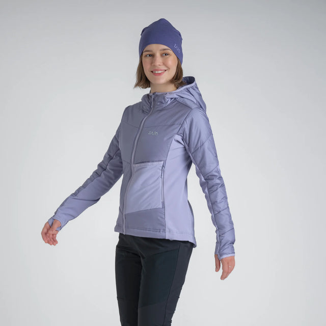 Spiro Women's Insulated Hybrid Jacket — Burned Red