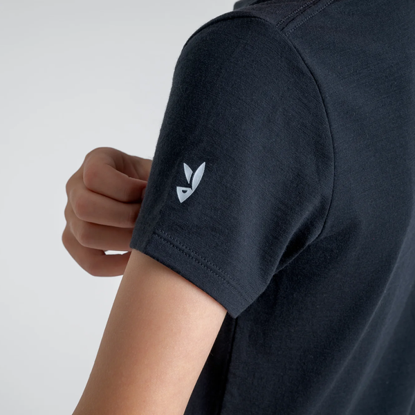 Amo Kid's Merino T-shirt — Black