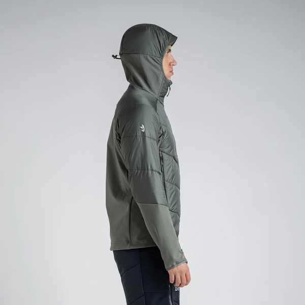 Spiro Men's Insulated Hybrid Jacket — Blue