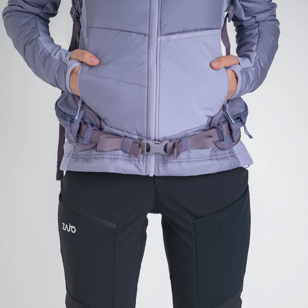 Spiro Women's Insulated Hybrid Jacket — Dove Grey