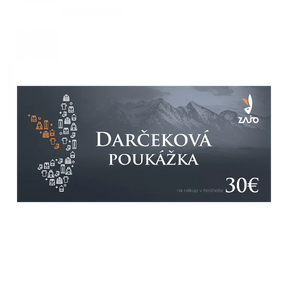 Darčeková poukážka 30 EUR