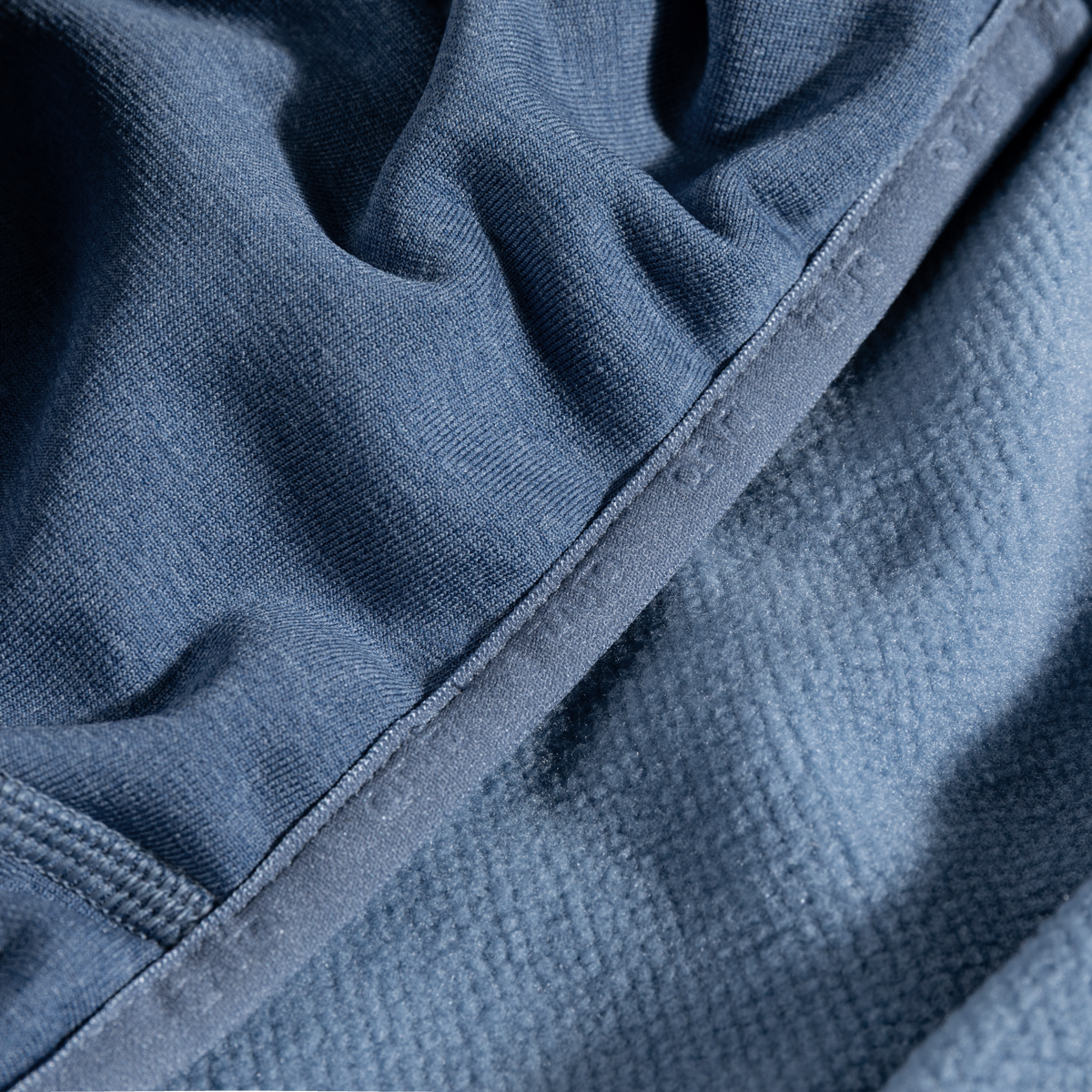 Amiko Men's Fleece Hooded Jacket — Harbor Blue