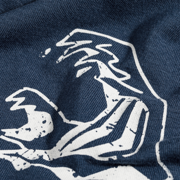 Arbo Men's Organic Cotton T-shirt — Navy Water