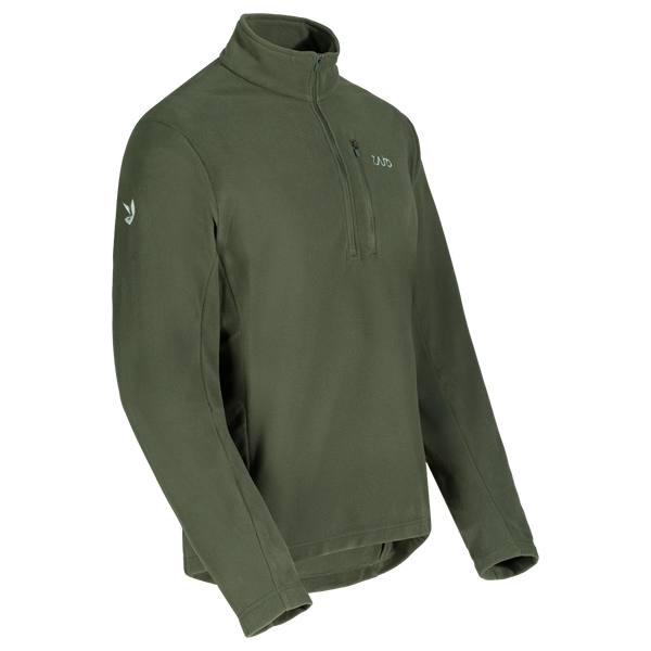 Auro Men's Fleece Zip Top — Thyme Green