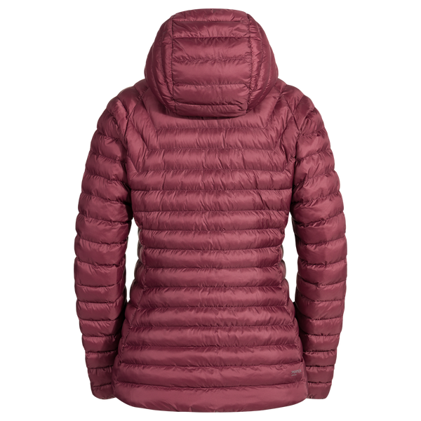 Nubaro Women's Insulated Hooded Jacket — Earth Red
