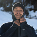 Amiko Men's Fleece Hooded Jacket