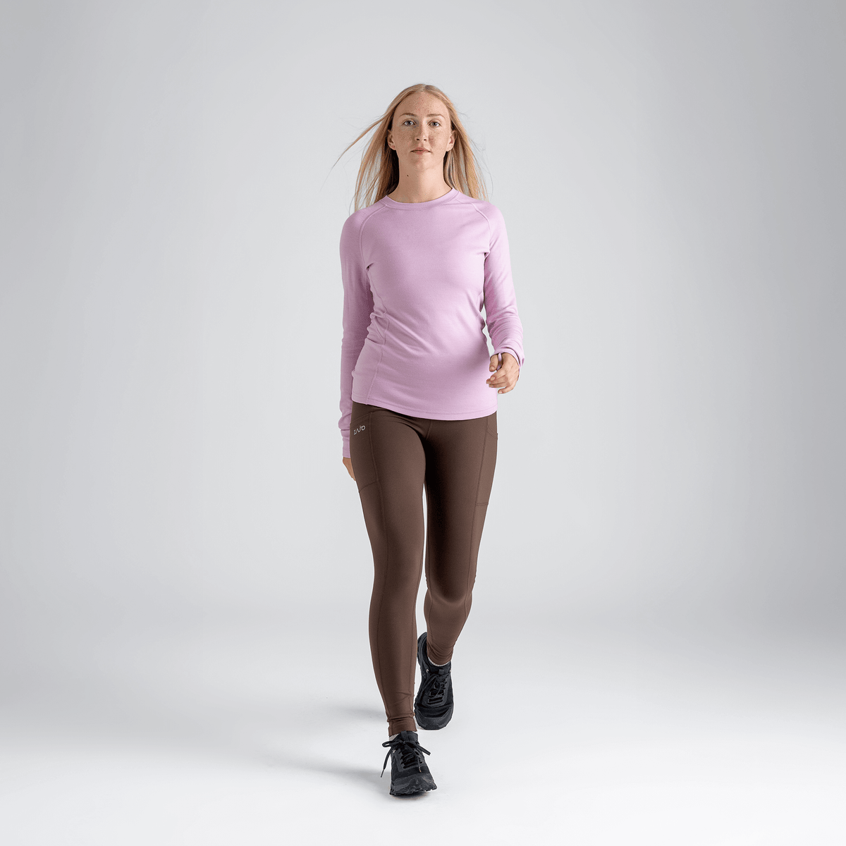 Hejma Women's Merino Longsleeve — Grape Mauve