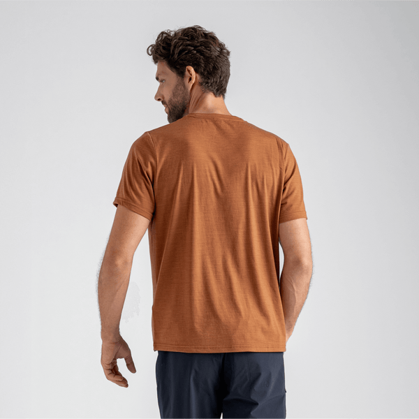 Kora Men's Merino T-shirt — Black Element