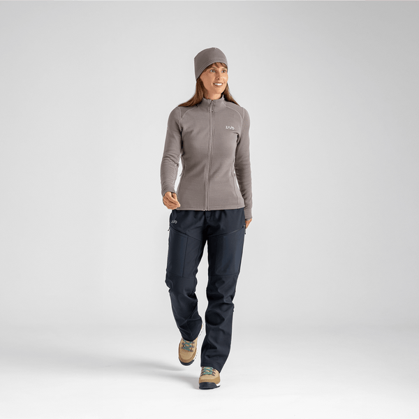 Kovri Women's Merino Grid Jacket — Golden Brown