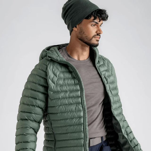 Nubaro Men's Insulated Hooded Jacket