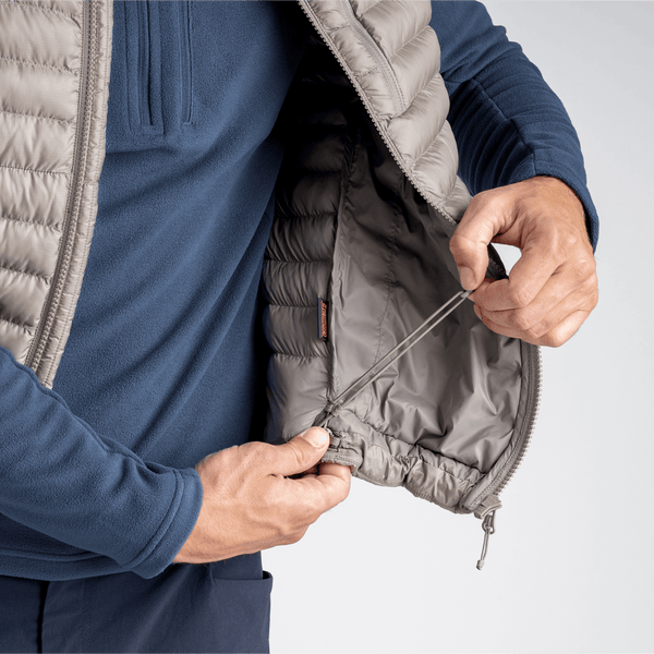 Nubaro Men's Insulated Vest — Navy