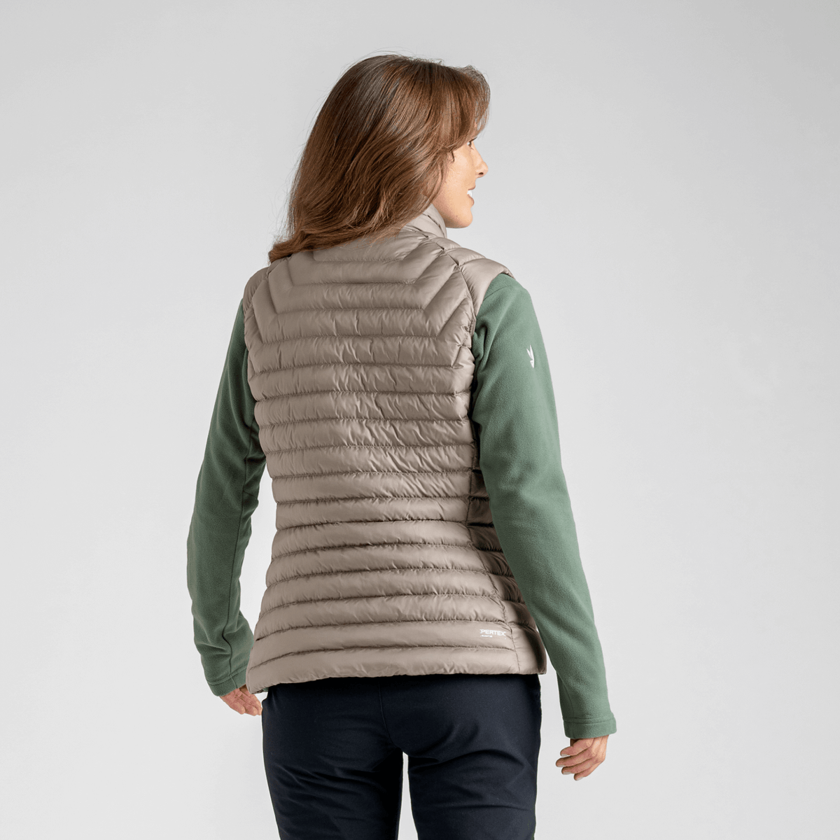 Nubaro Women's Insulated Vest — Taupe Beige