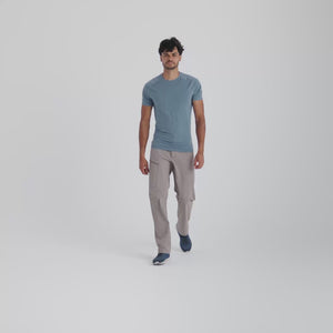 Senti Men's Merino T-shirt — Dove Grey