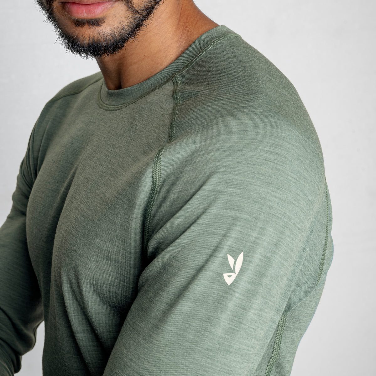 Senti Men's Merino Longsleeve — Falcon Grey