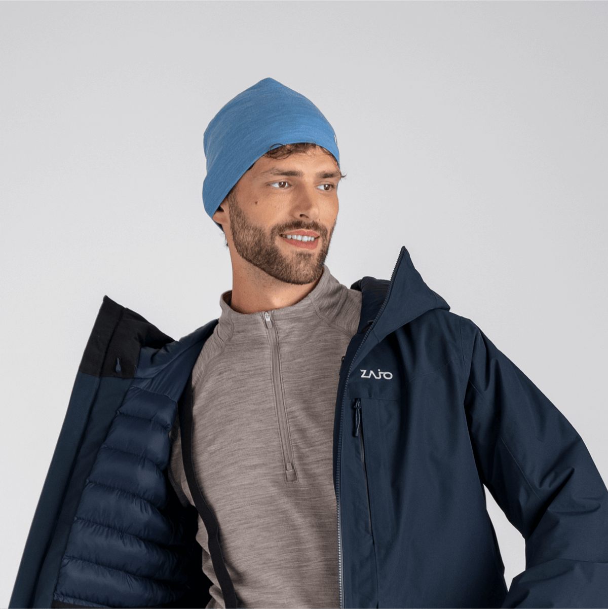 Senti Merino Beanie — Dark Navy