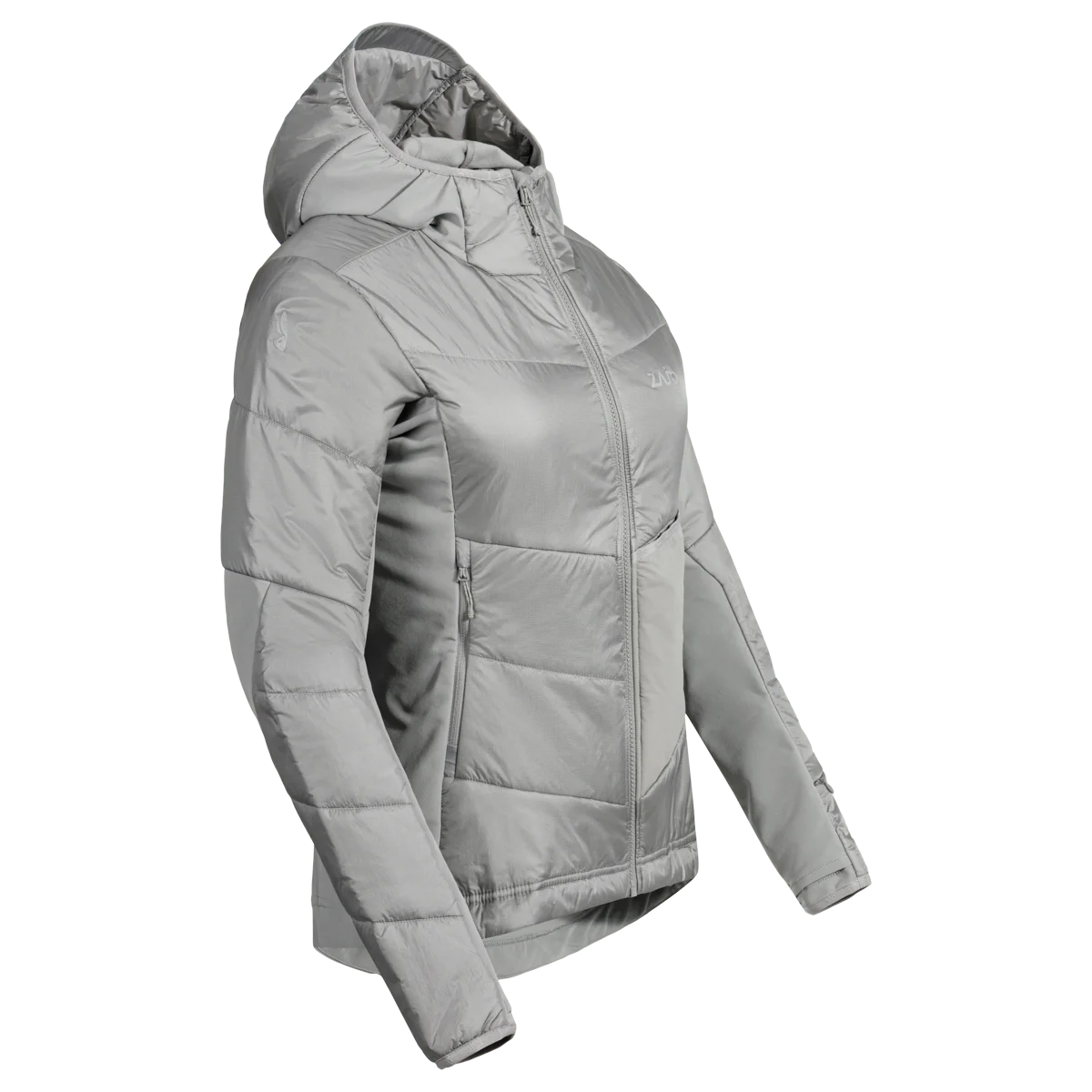 Spiro Women's Insulated Hybrid Jacket — Dove Grey